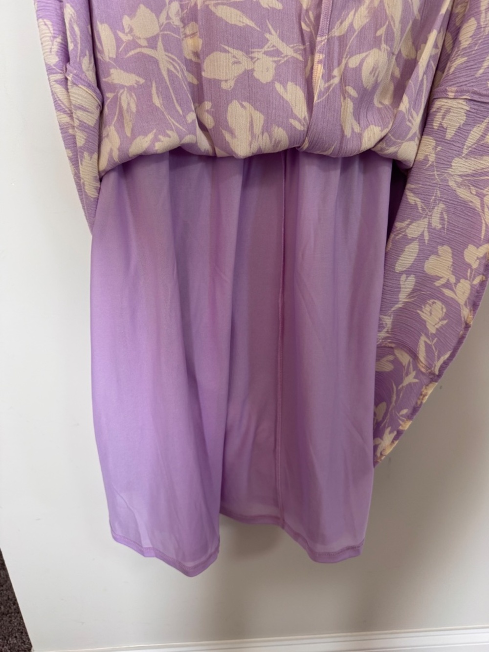 Lane Bryant Light Purple and White Floral Dress - Picture 4 of 5
